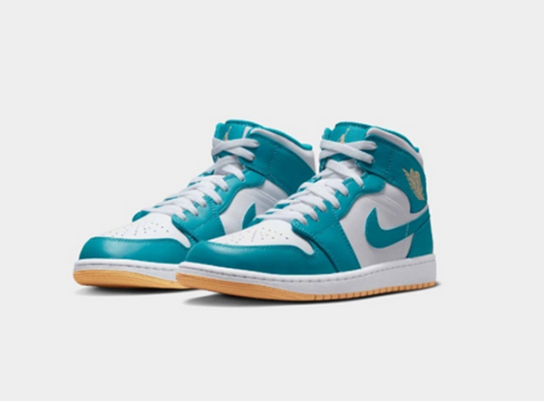 Men's Running Weapon Air Jordan 1 Teal White Shoes 0428 Men's Running Weapon Air Jordan 1 Teal White Shoes 0428